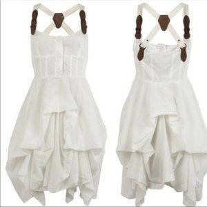 All Saints Spitalfields Melody Parachute Dress in White